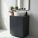 Mobile Lavabo Frassino Nero Grafite Opaco